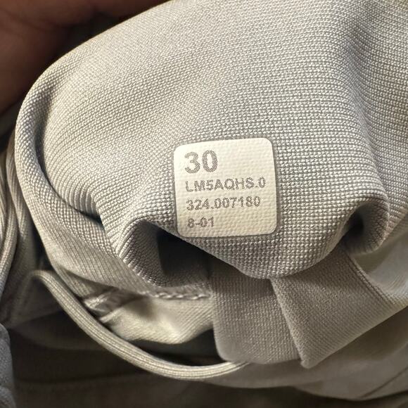 Lululemon Men's ABC Trouser Pant Slim Fit LM5AQYS Gray Size 30 - Picture 6 of 7